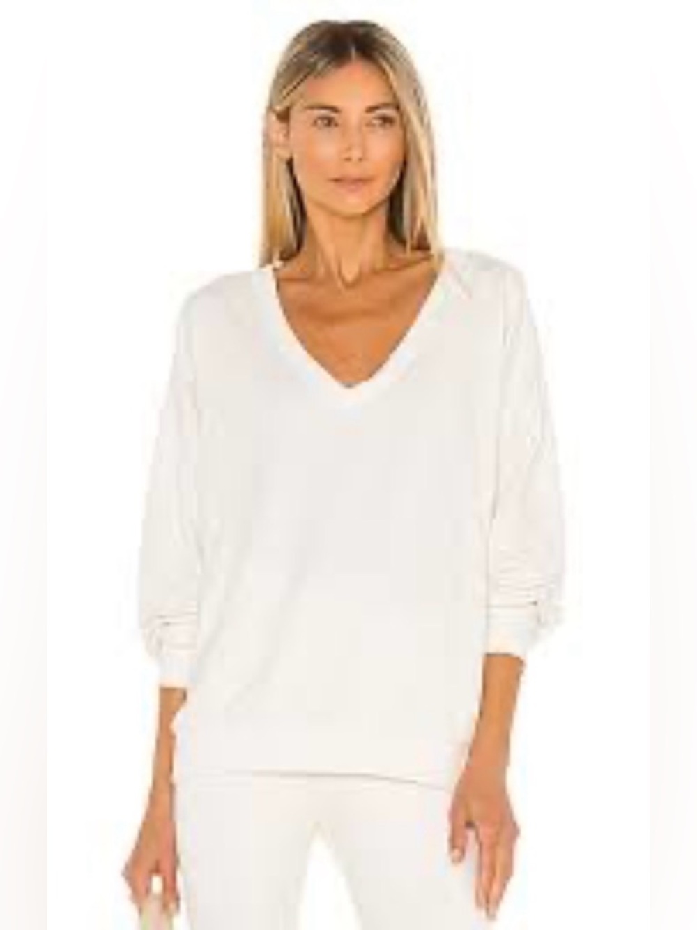 Alo Dreamy Pullover V-Neck Long Sleeve